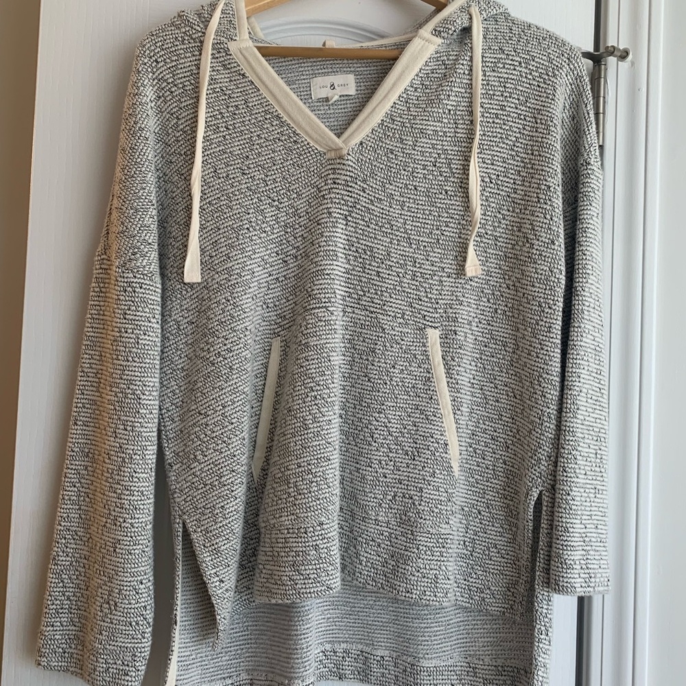 Lou & Grey Hooded Pullover Sweater